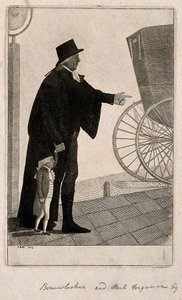 矮人Jozef Boruwlaski和1802年的Neil Fergusson 作者 约翰·凯